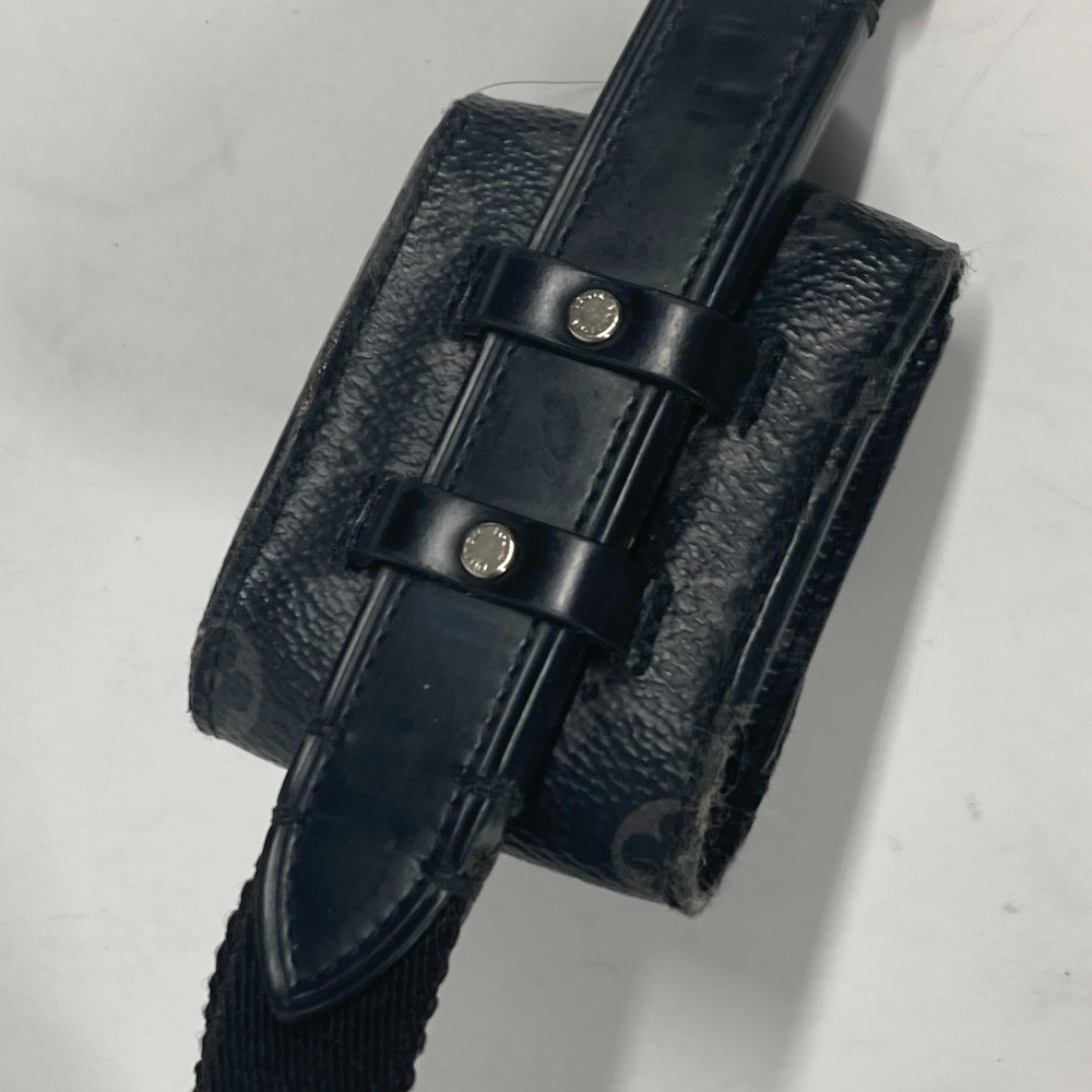 LOUIS VUITTON M80220 MonogramEclipse Lanyard Airpods Earphone Case With Strap