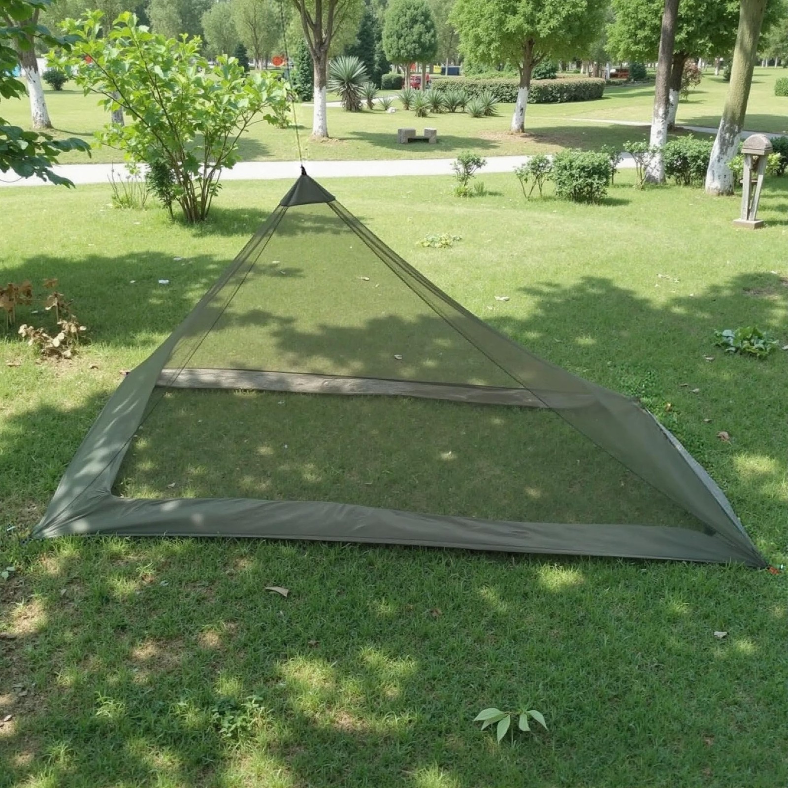 Camping Mosquito Net Compact Ultralight No-See-Um Breathable Mesh Bugnet Mosq...