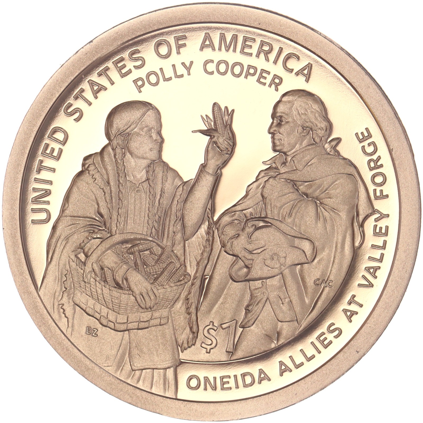 2026 S Proof Native American Dollar Oneida Allies at Valley Forge Gem DCam
