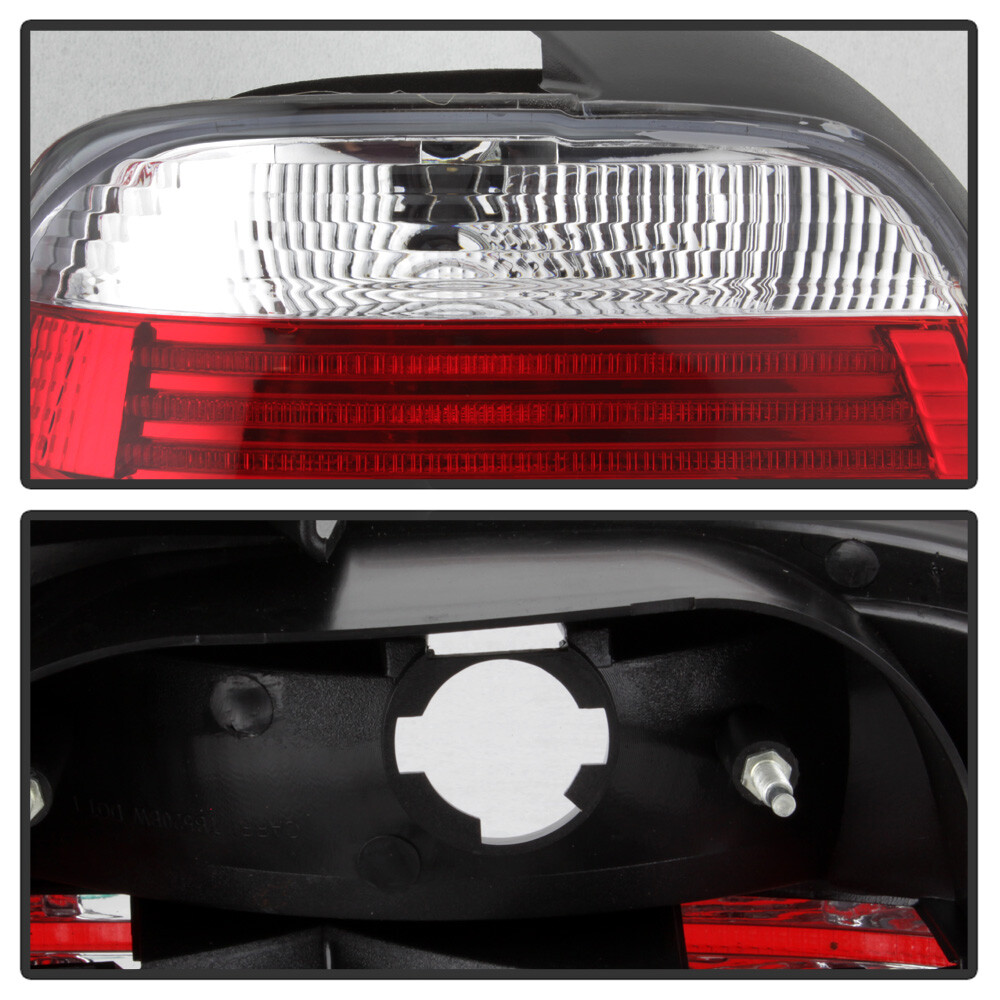 1997 1998 1999 2000 BMW E39 528i 540i M5 Red Clear Tail Lights Lamps Left+Right