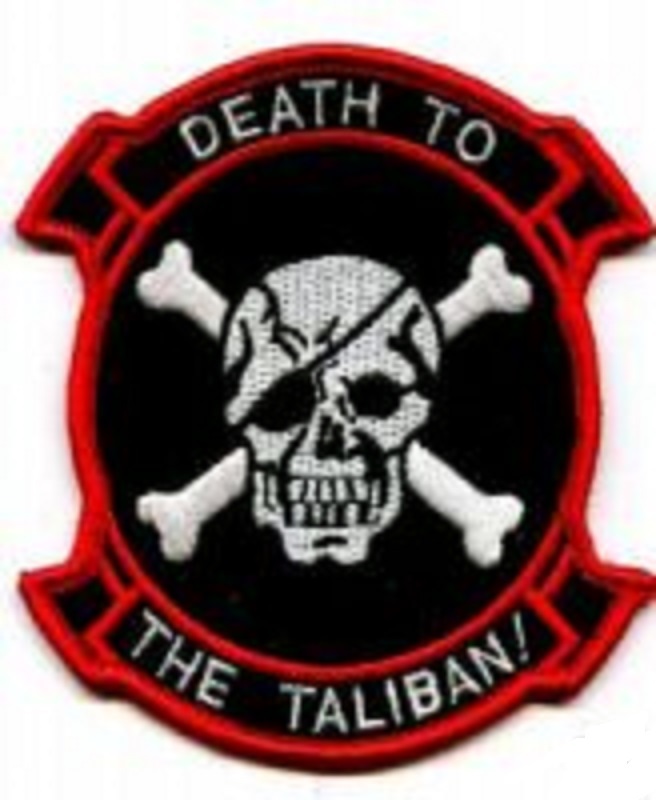 ORIGINAL APPROVED ENDURING FREEDOM OEF OIF DOA PATCH DEATH TO THE TALIBAN