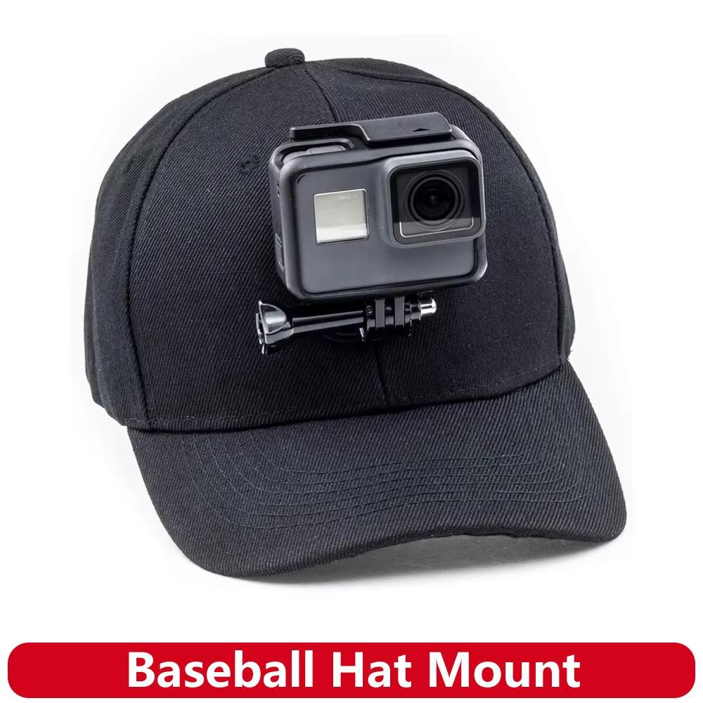 Baseball Hat Mount Quick Release Holder for Gopro Hero 13 12 11 10 9 8 5 Sjcam a
