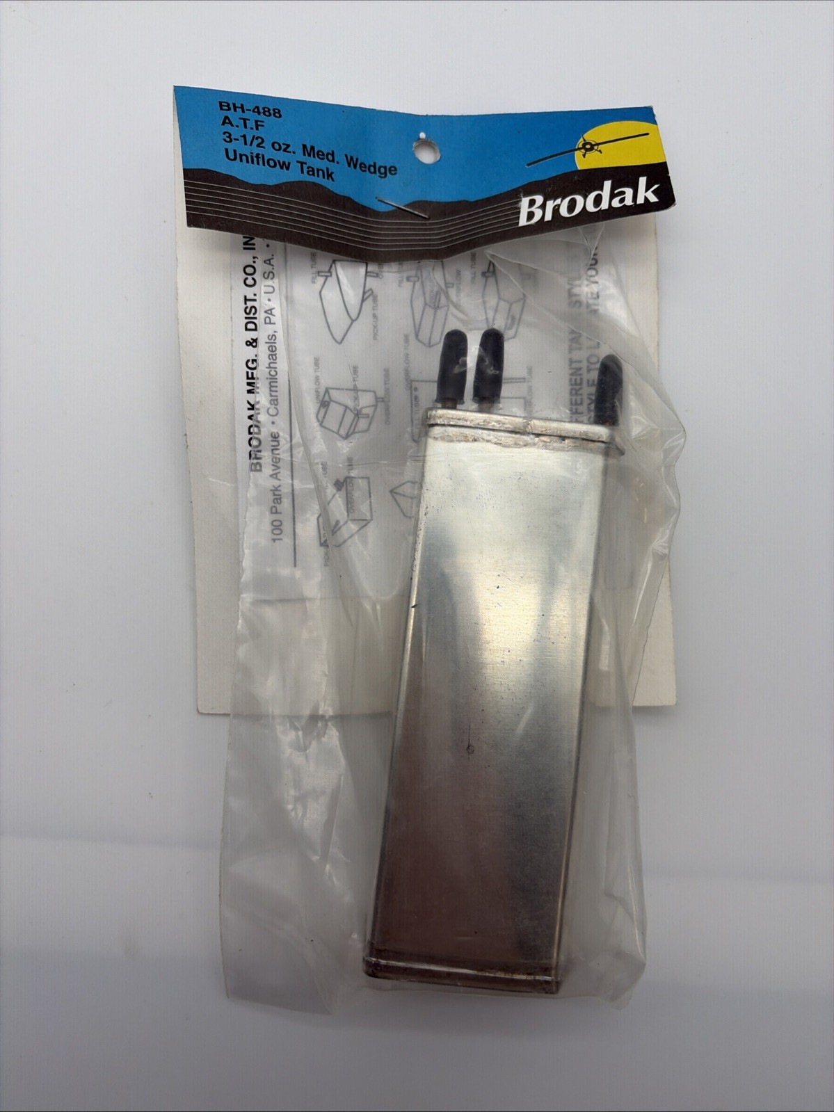 Brodak BH-488 A.T.F 3-1/2 oz. Med. Wedge Uniflow Tank New