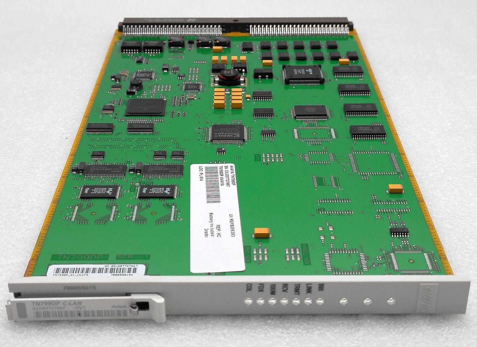 AVAYA TN799DP C-LAN HV1 7000055015 CONTROL LAN CIRCUIT BOARD
