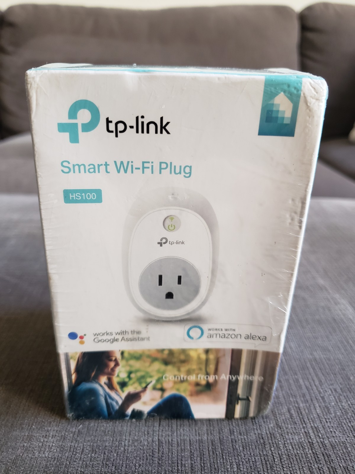TP-Link - HS100 - Smart WiFi Plug - w/Google Assistant & Amazon Alexa NEW Sealed