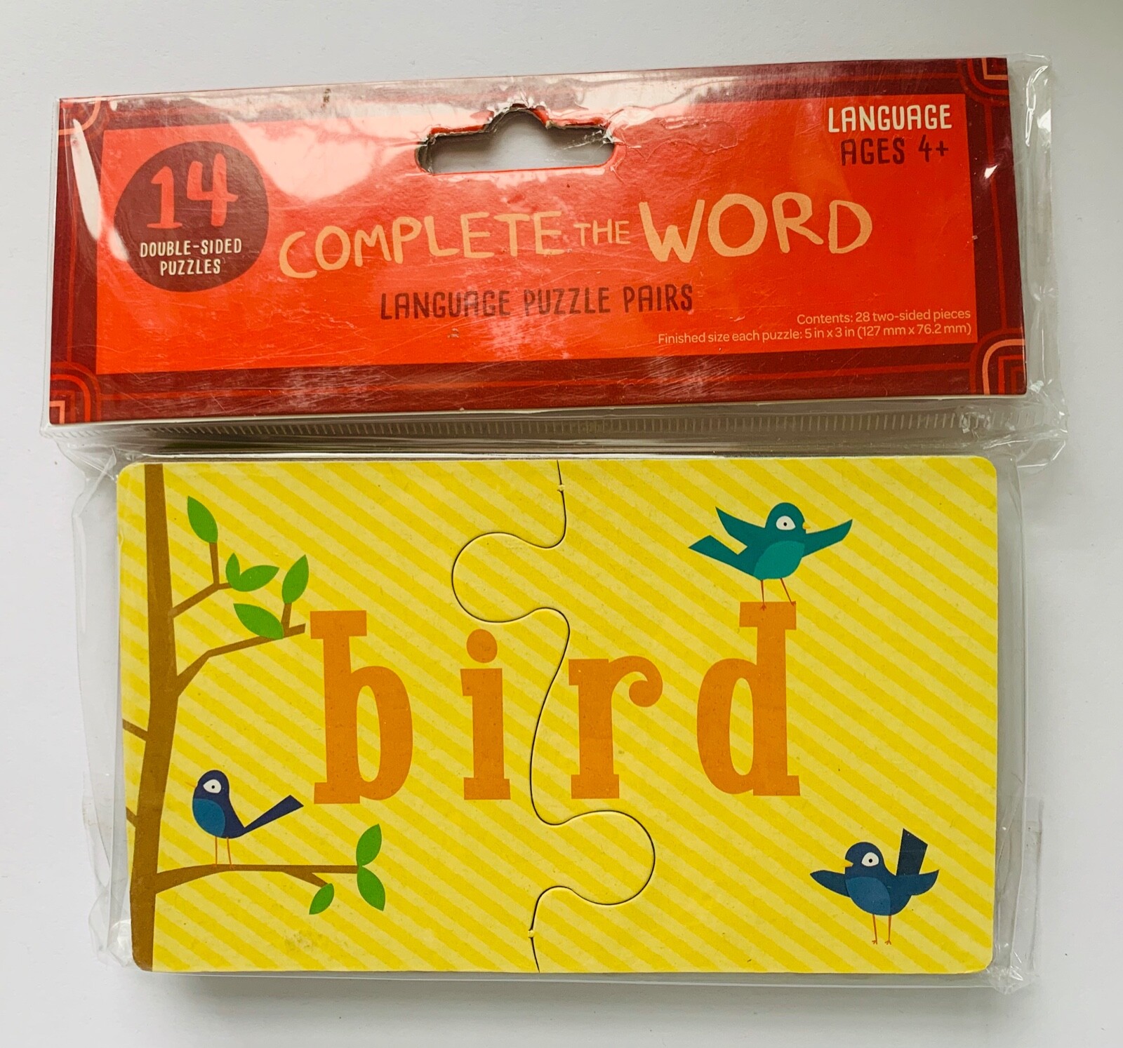 Preschool Language Puzzle Pairs Opposites Matching Game Homeschool Teacher