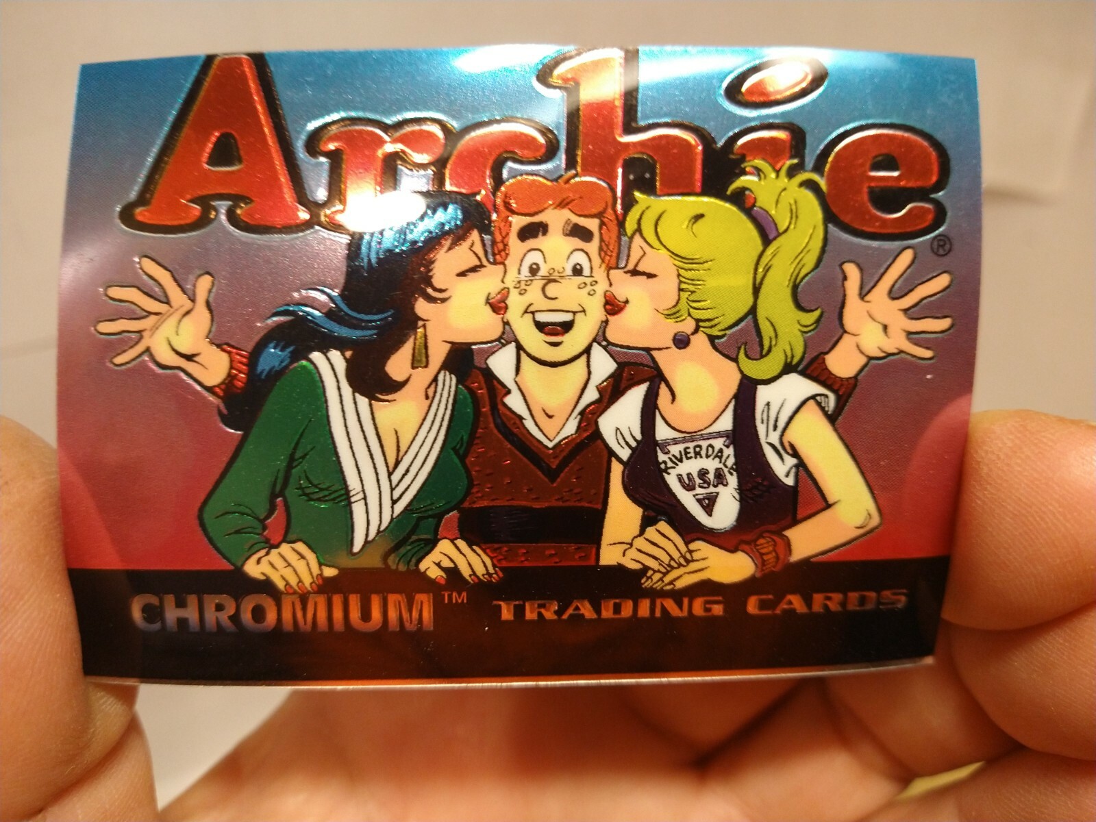 ARCHIE Chromium Trading Cards Promo Card #1 (1995 Archie Comics) NEW OLD STOCK