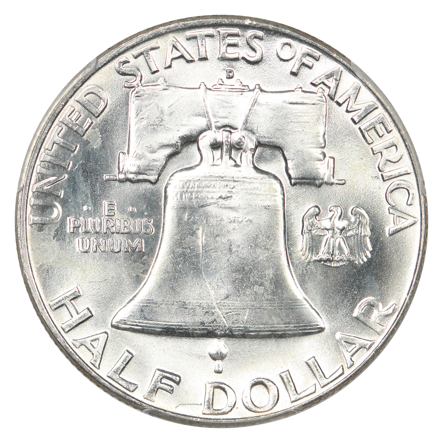 1960-D 50C PCGS MS65FBL - Franklin Half Dollar