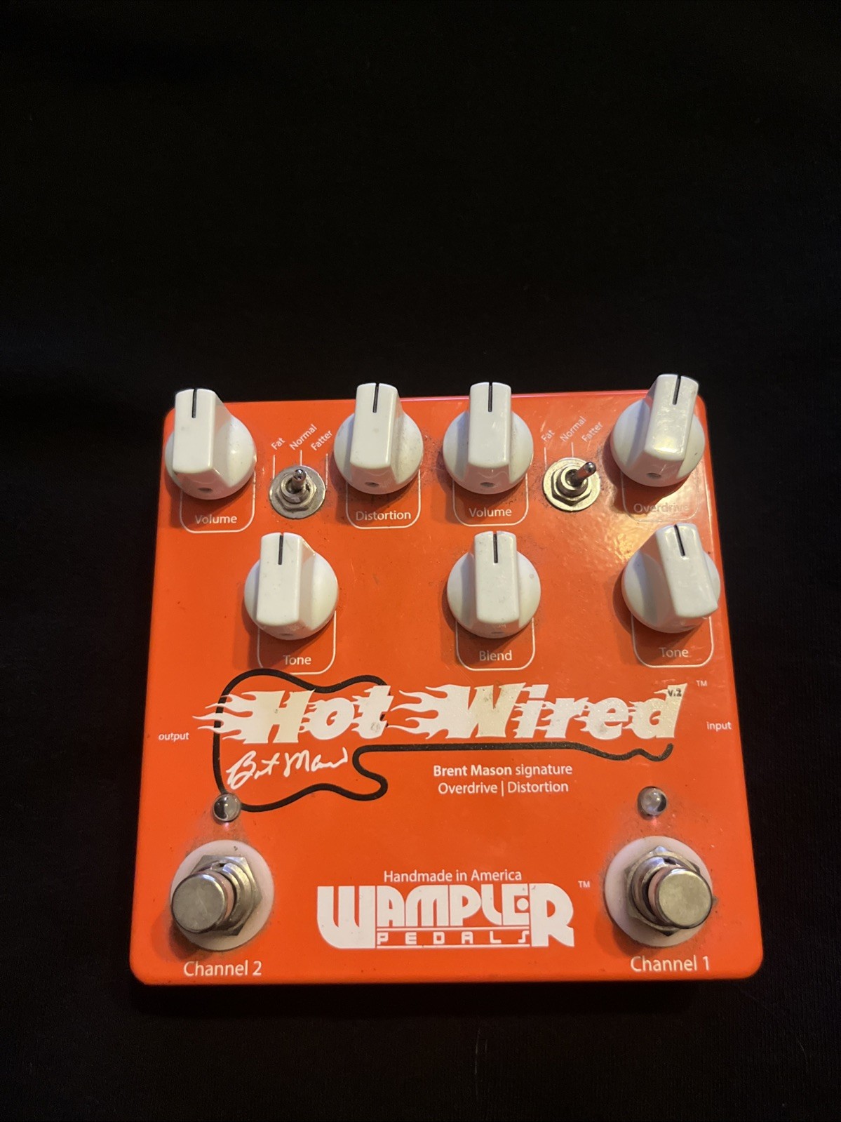 Wampler Hot Wired V2 Boutique Overdrive Distortion Pedal