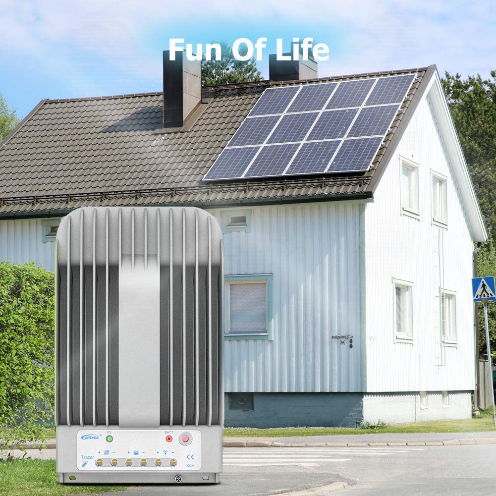 Epever Mppt Solar Charge Controller 30A 12V/24V Auto Solar Panel Charge