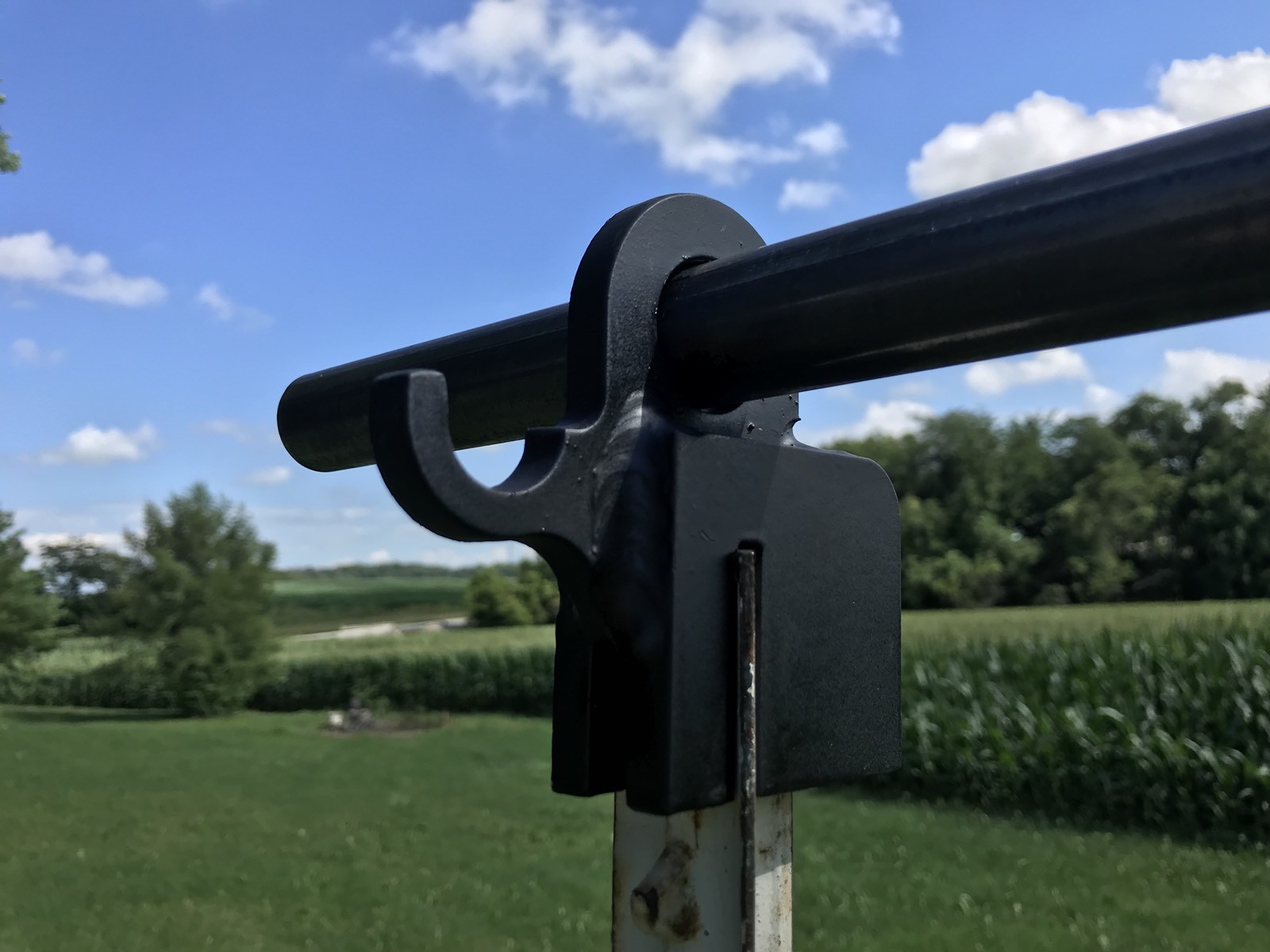 AR500 Target Hanger T-POST Topper Hook Pipe Stand  3/4" Schedule 40