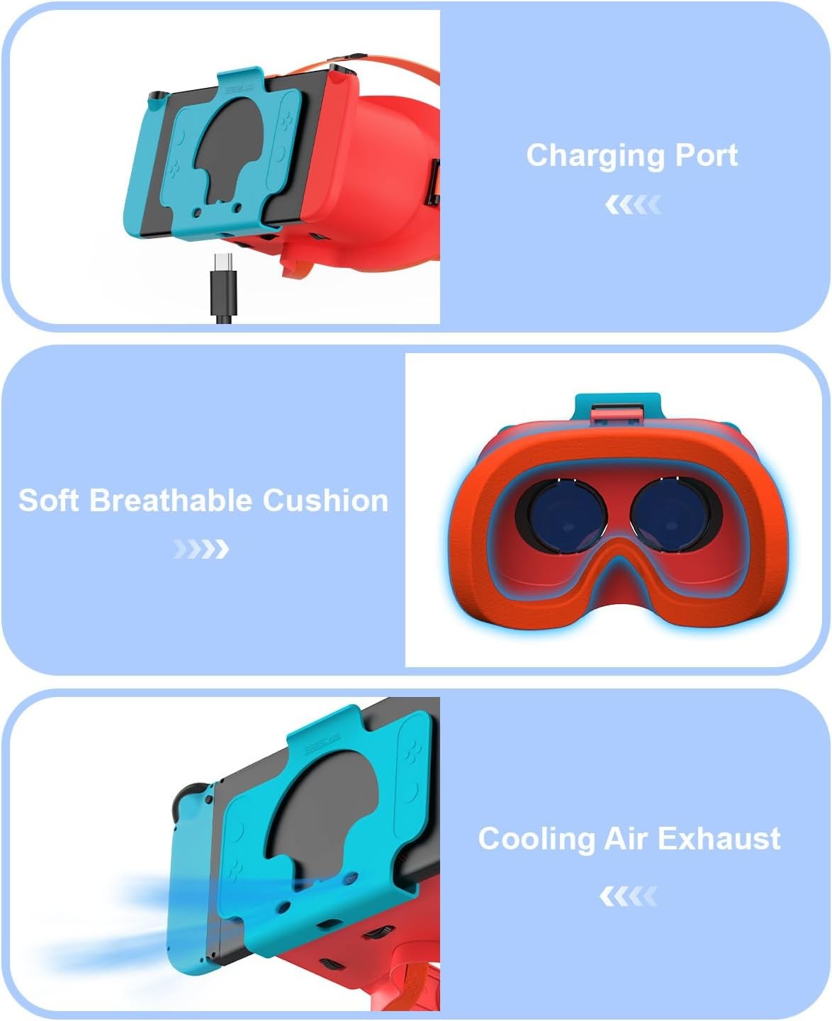 VR Headset Labo VR Kit 3D Goggles For Nintendo Switch OLED Gaming Accessory
