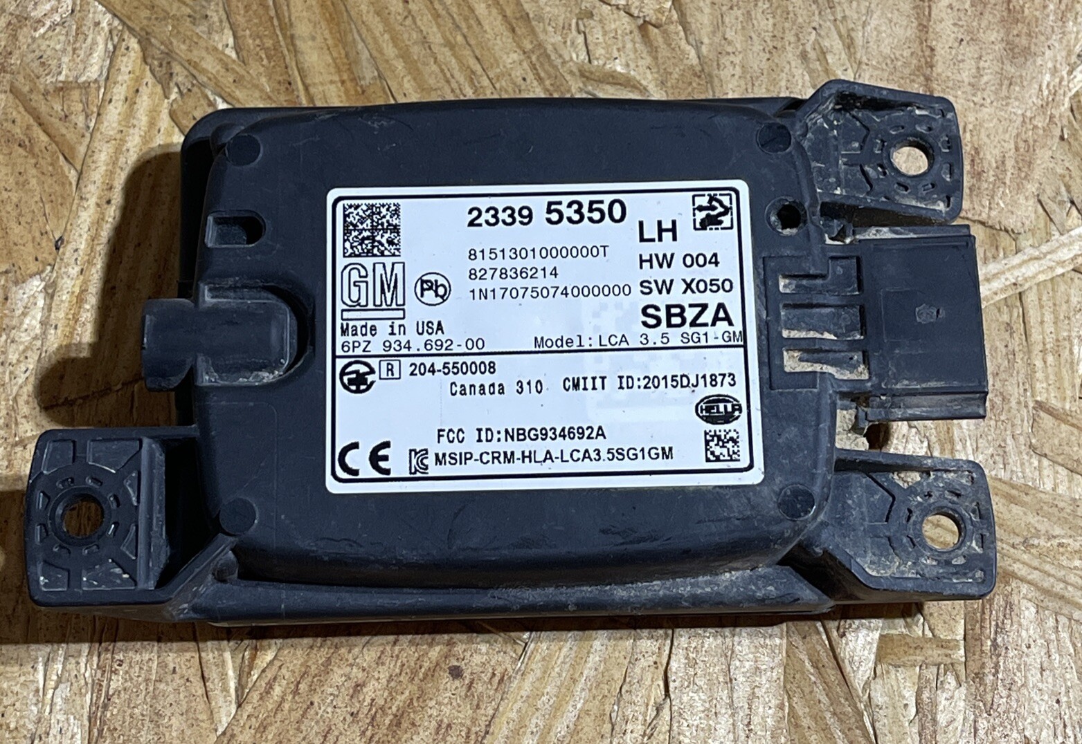 16-32 GM Obstacle Detection Control Module OEM 23395350