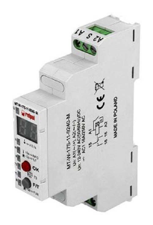 Relpol Multi-function Digital Timer 12/240 VAC/DC - MT-W-17S-11-9240-M NEW