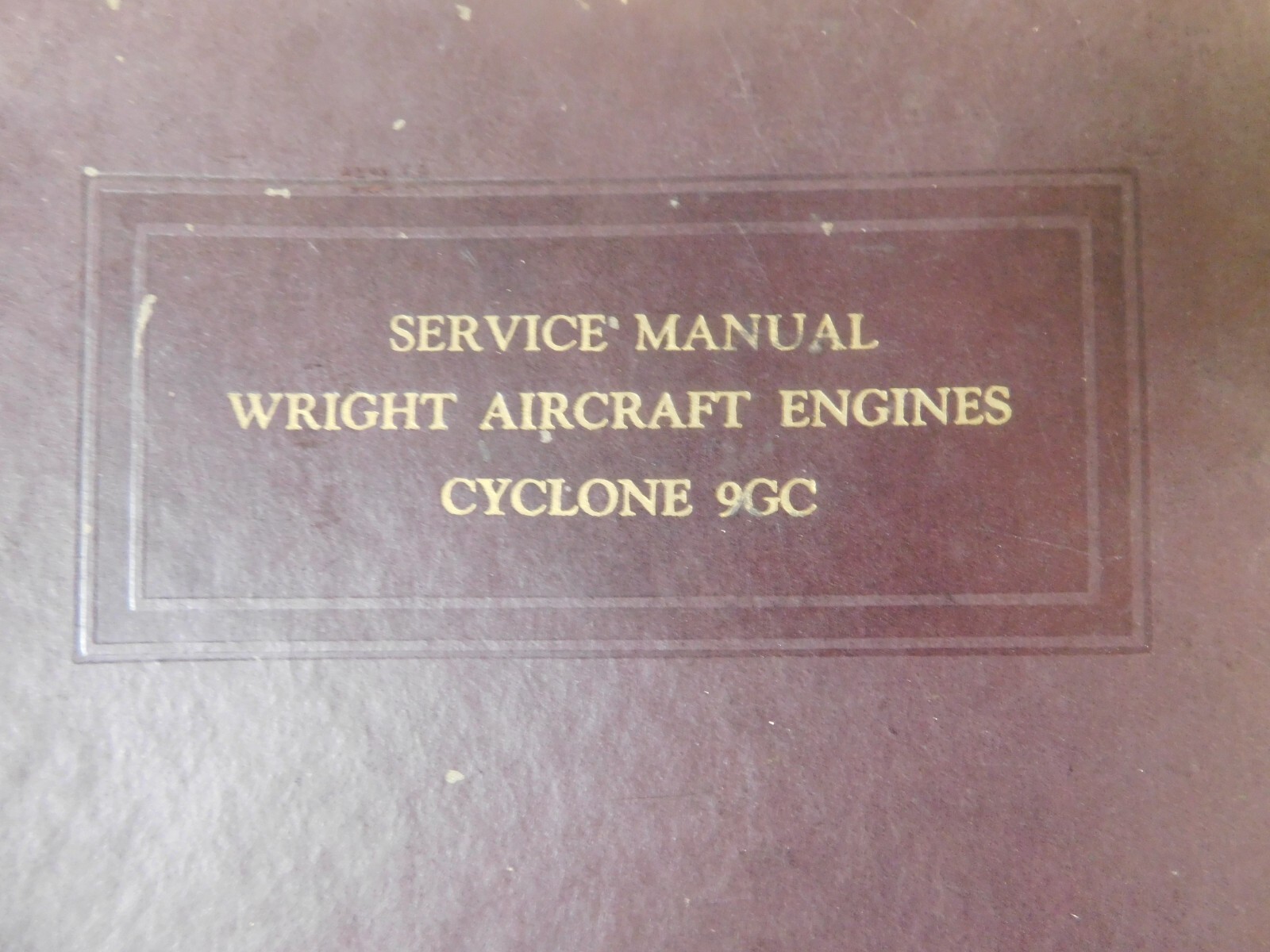 1944 Wright Aircraft Engines Cyclone 9GC Original Service Manual