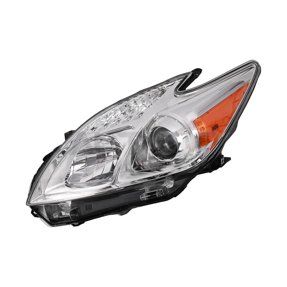Halogen Front Headlights Left Driver Side For Toyota Prius 2010-2011 Chrome
