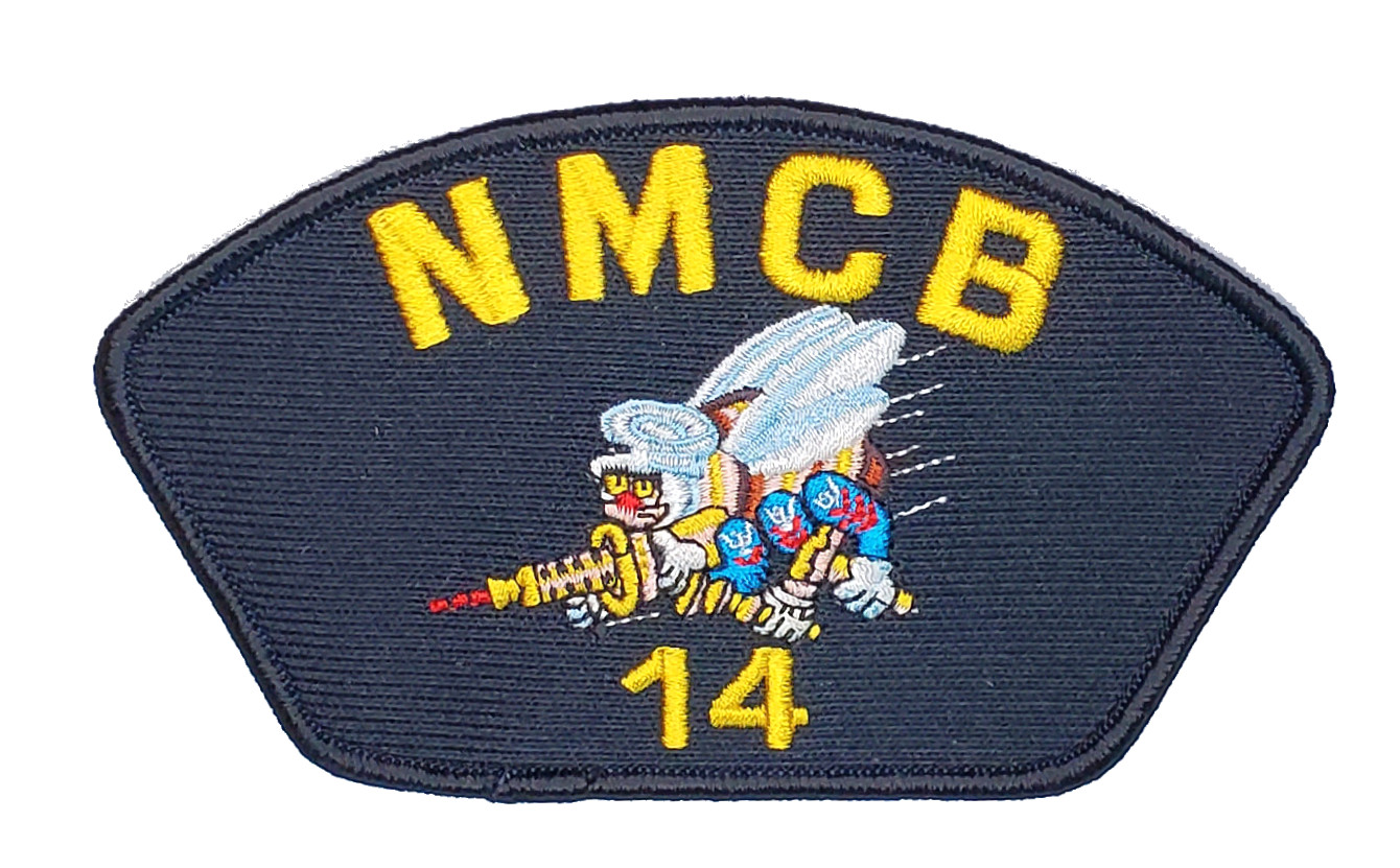 NMCB-14 Seabees Patch - Great Color - Veteran Owned Business