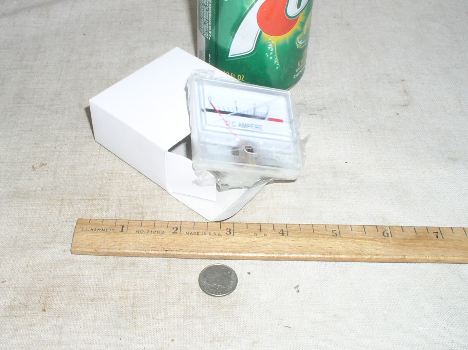 NEW SHUNT INSTALLED 3A 3 A AMP DC ANALOG CURRENT PANEL METER AMMETER USA SHIP