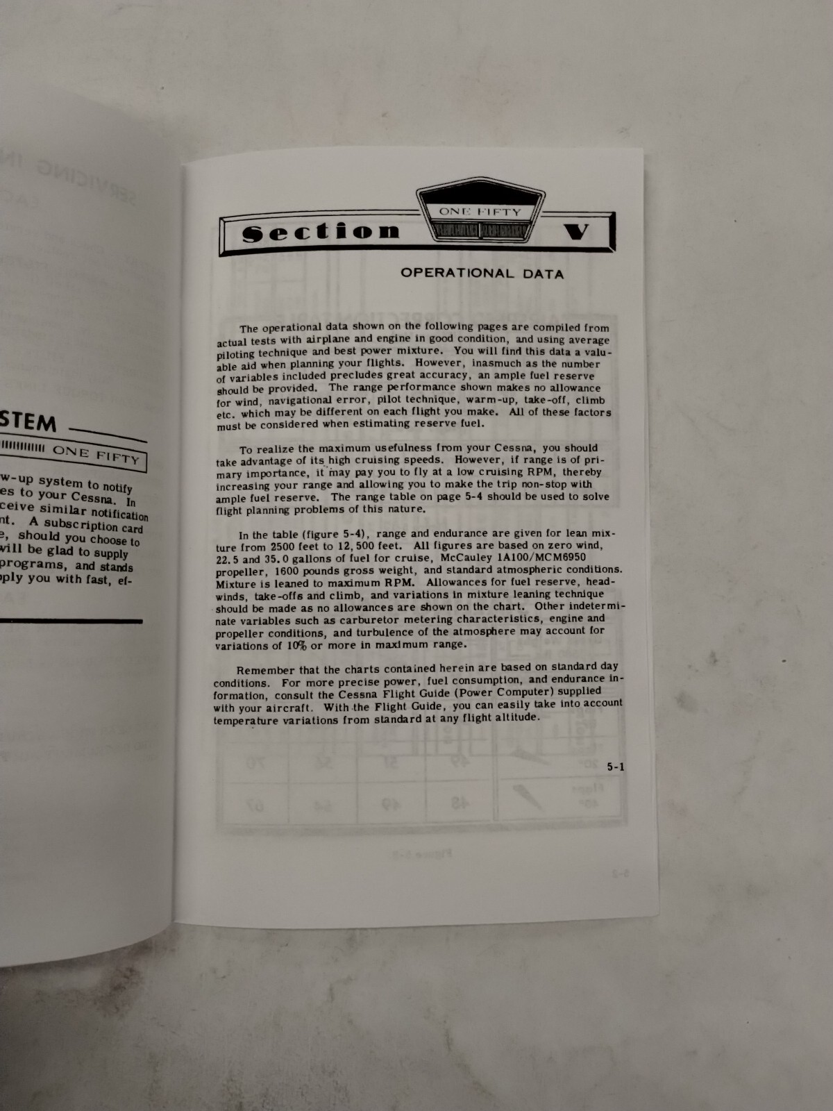 Cessna 1966 Model 150F Owner's Manual-Reproduction.
