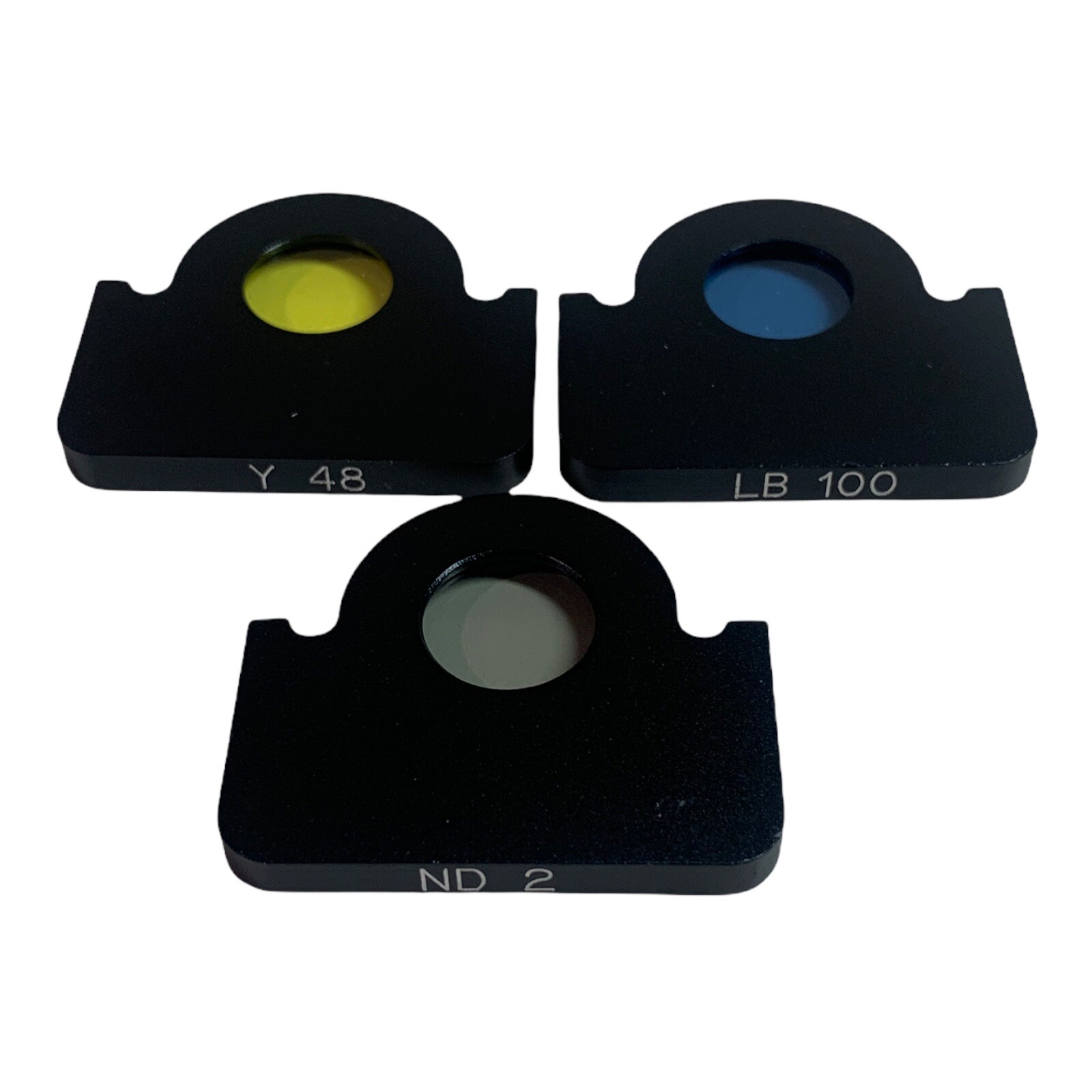 Microscope Filter Set  of 3 ND 2 LB 100 Y48
