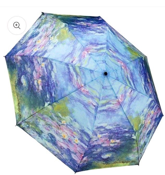 Galleria Umbrella Monet Watet Lillies New! #20201