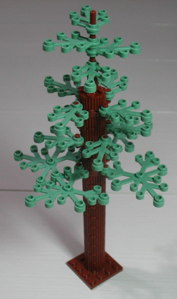 New LEGO Nature Forest Pine Tree w/ Sand Green Leaves Medieval & City MOC Builds