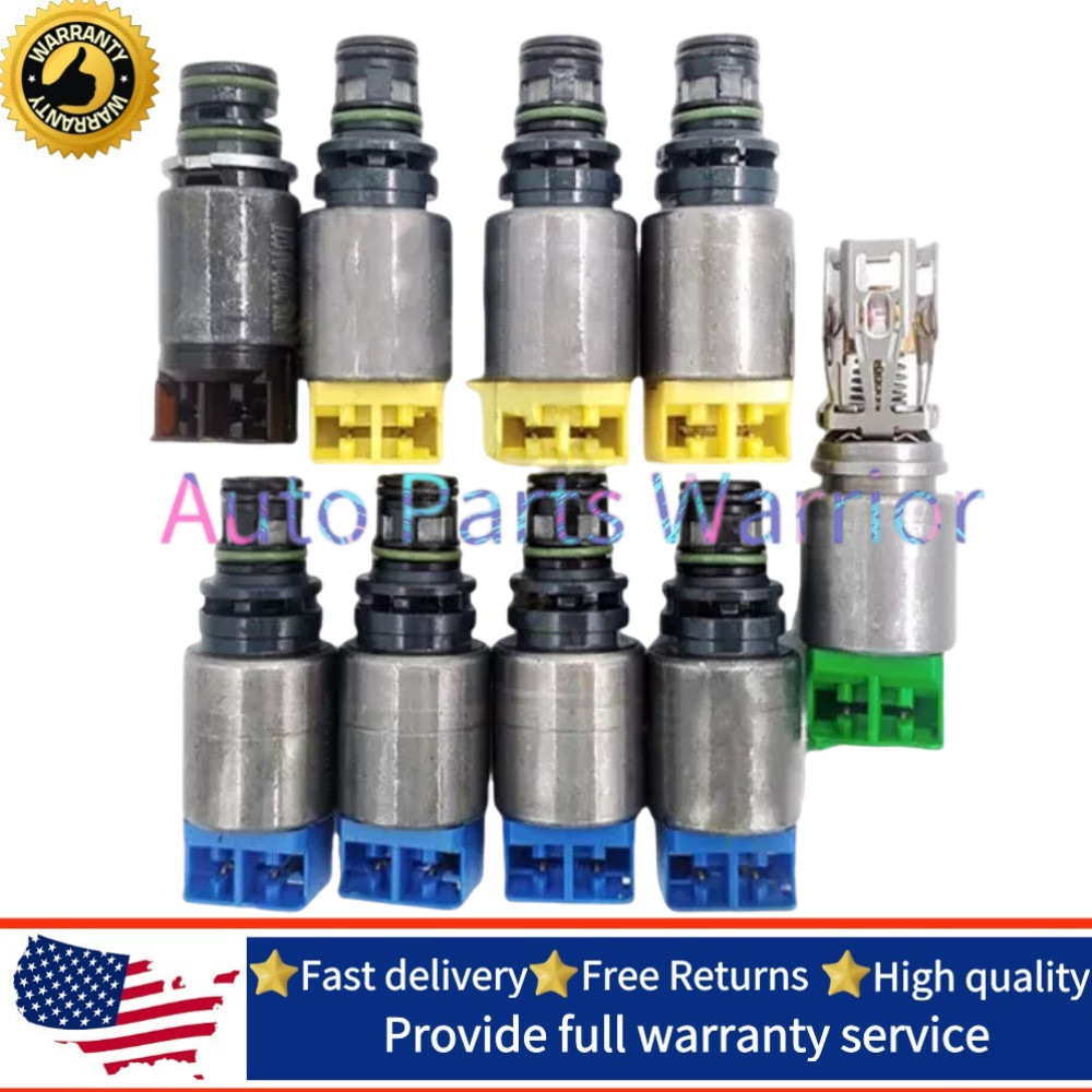 8HP50 Automatic Transmission Solenoid Valve 9PCS/SET For BMW Dodge Jeep-