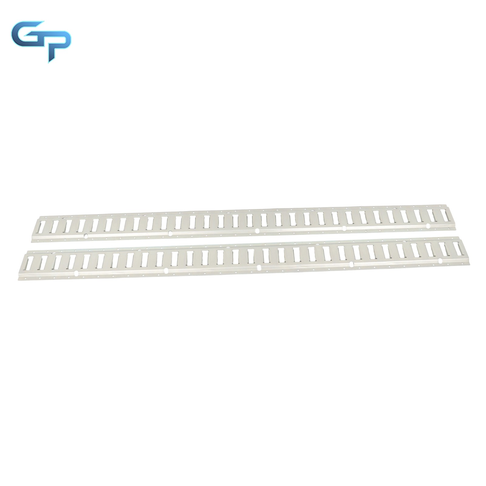 2PC 5' E-Track Tie-Down Rail For Truck Trailer Cargo Van Utility