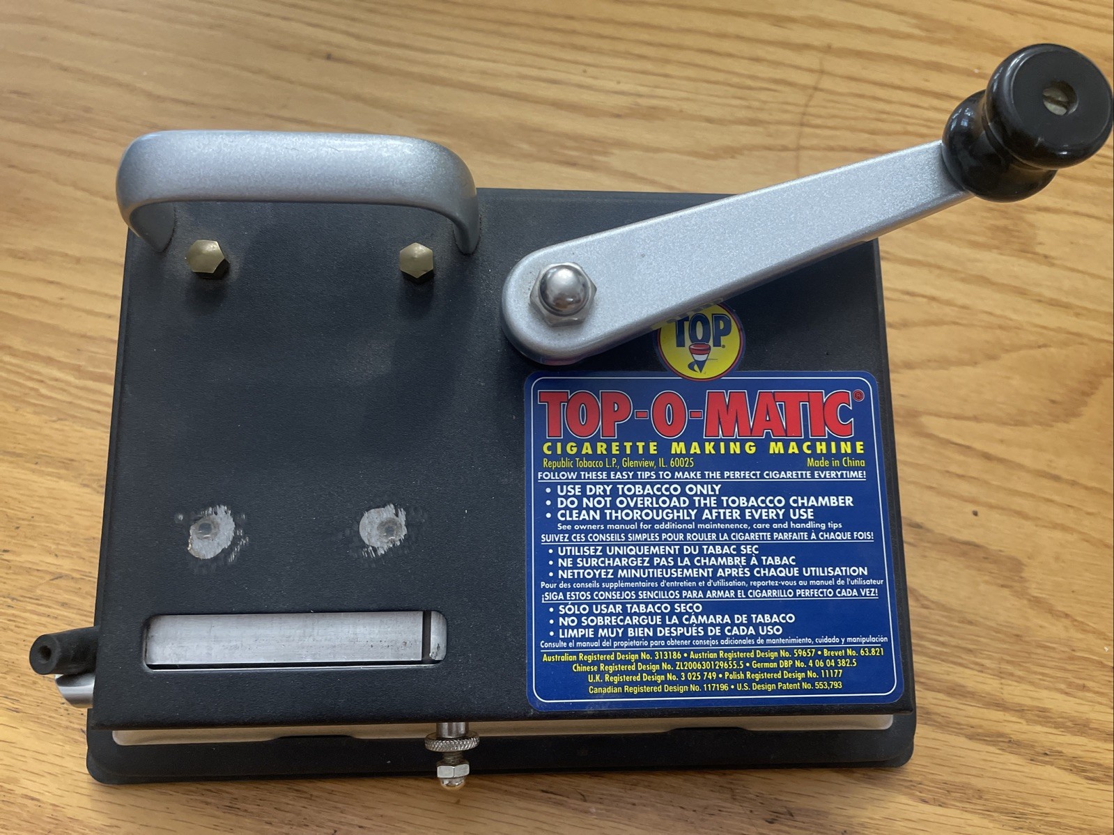 💥 TOP-O- MATIC CIGARETTE ROLLING MACHINE ✨ WORKS