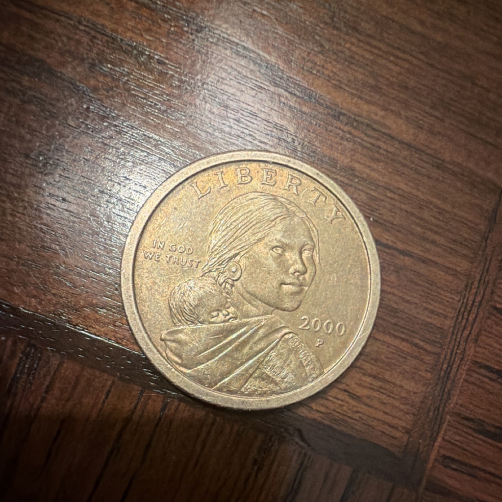 Sacagawea Native American Dollar 2000 P $1 Coin Philadelphia Mint