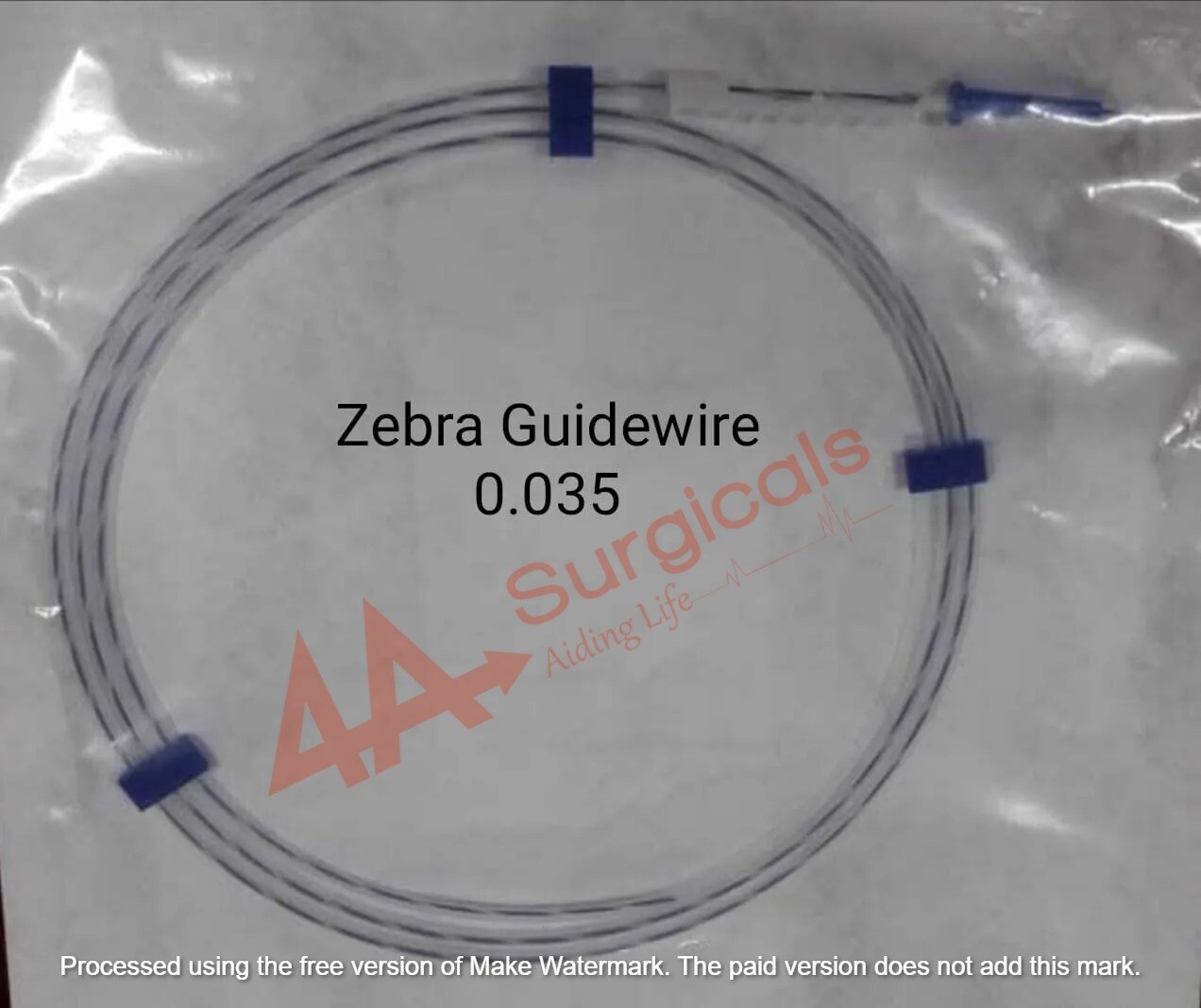 4A Zebra Stripped Guidewire Urology (Size 0.035)