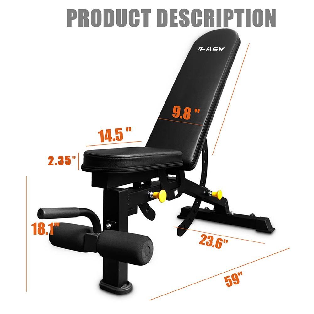 Multi-Functional Power Cage, Adjustable Pull-Up/Squat Rack 1000Lbs Capacity