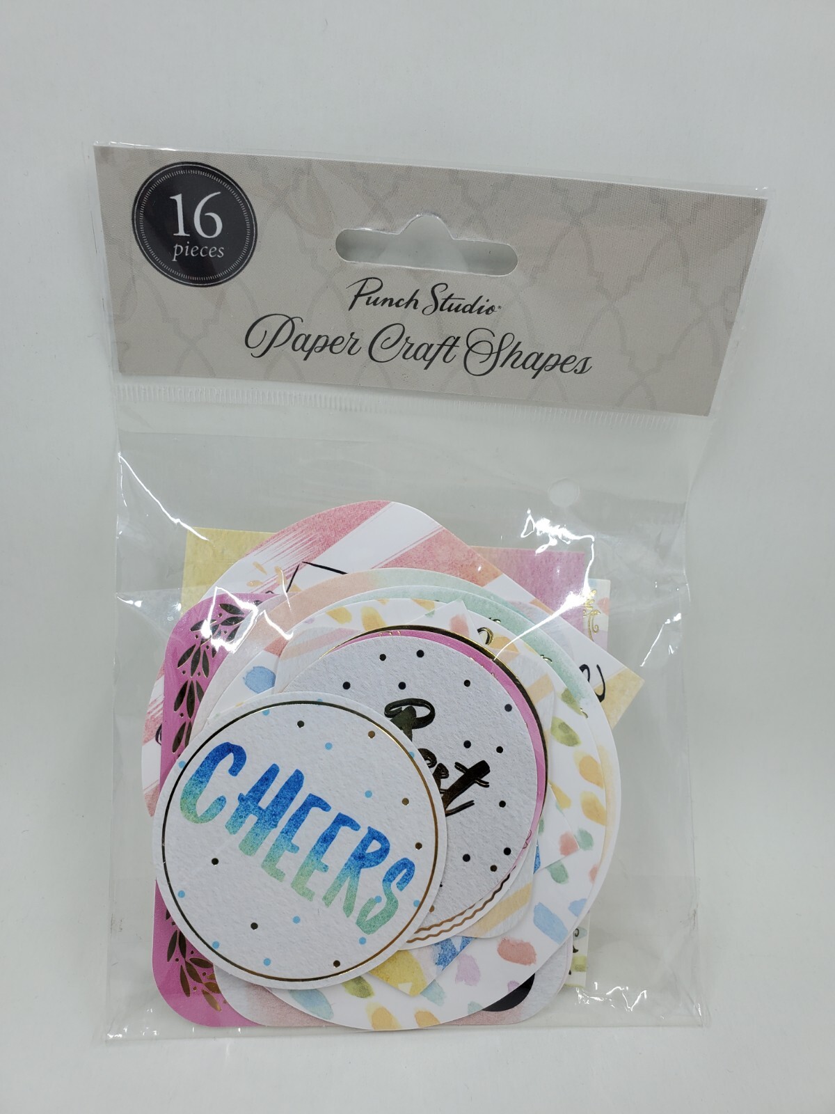 CR6 Punch Studio Congratulations Paper Craft Shapes 16pc New