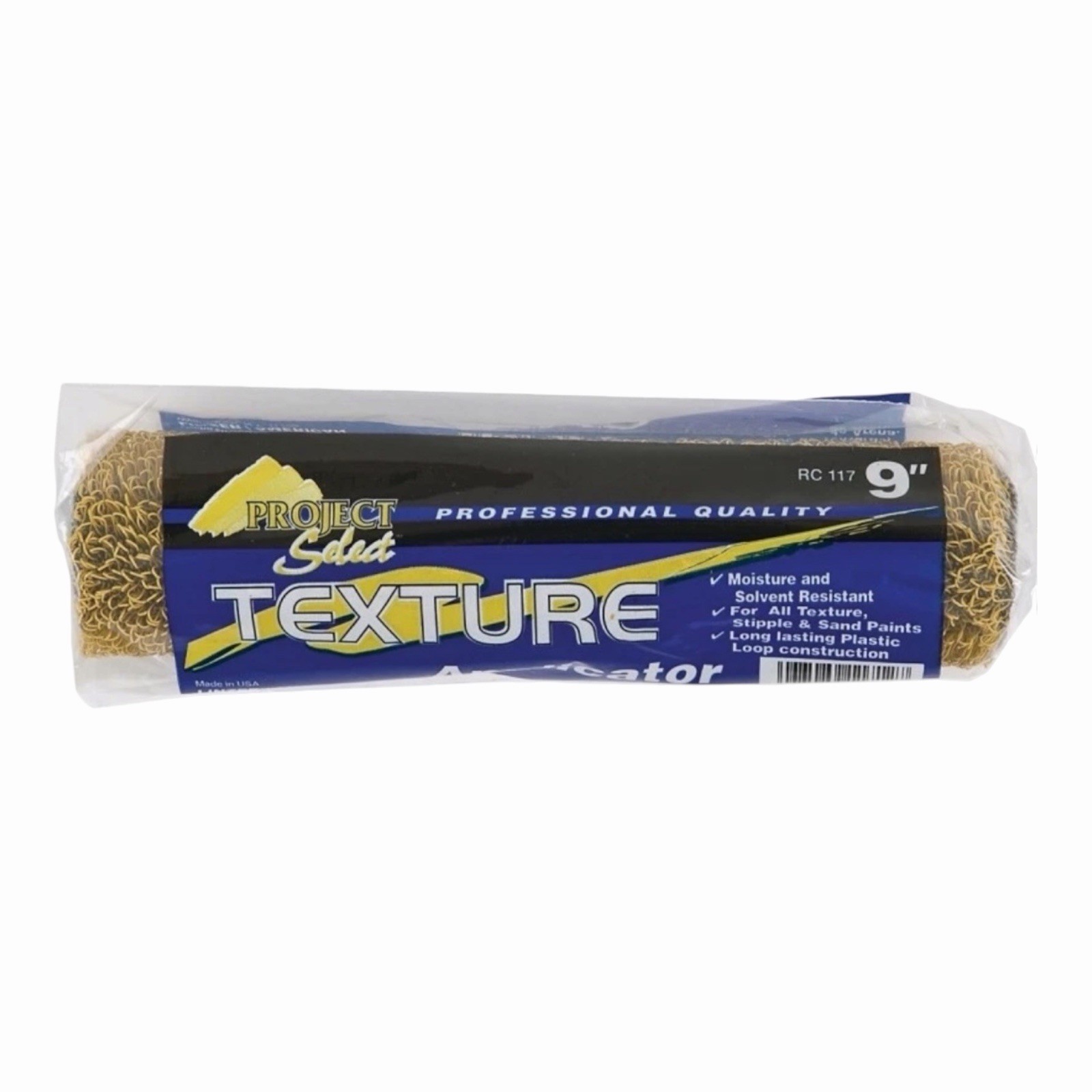 Linzer Project Select Polypropylene 9in WX1/4in. Texture Paint Roller Cover 1pk