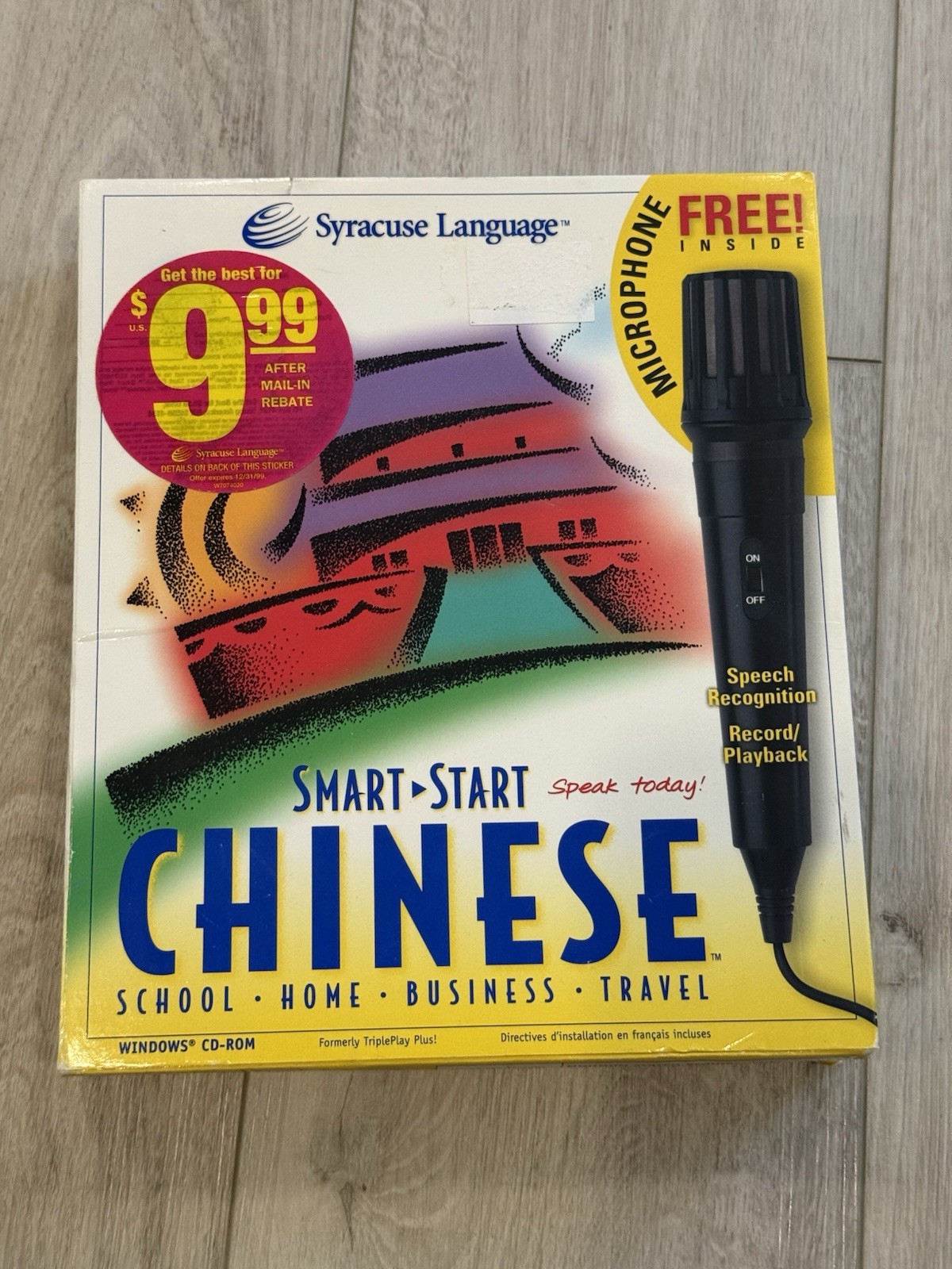 Syracuse Language Smart Start Chinese Language Series PC Win 95 Software w/ Mic