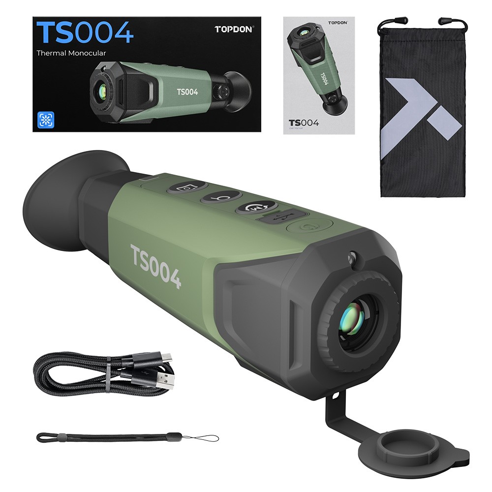 256x192 Monocular With Night Vision Topdon TS004 Prism High Power Waterproof