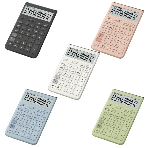Casio Design calculator JT-200T 5 Colors Just Type 12 digits Comfy Japan NEW