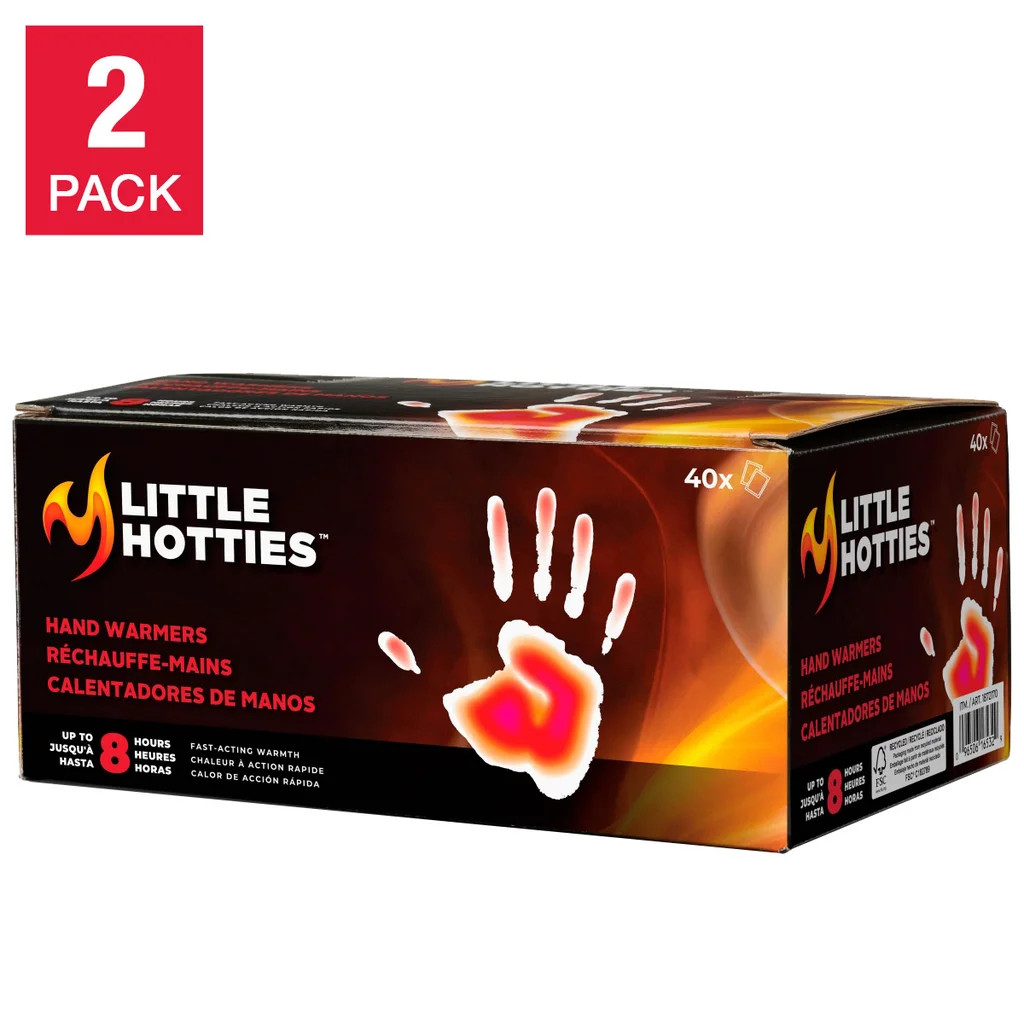 Little Hotties Hand & Toe Warmers, Disposable, Air Activated,Pack of 40/80 Pairs