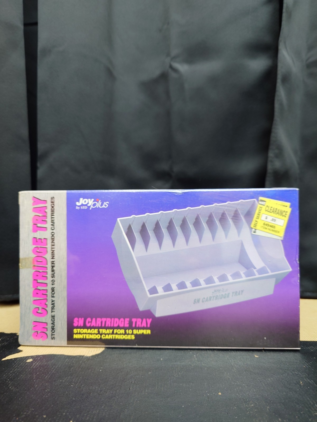 NIB Joy Plus SN Cartridge Tray SV-951 Great Condition Super Nintendo Organizer