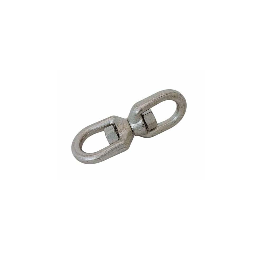 4 Pcs 316 Stainless Steel Drop Forged Mil-Spec 1/4" Eye Eye Swivel 900 Lb WLL