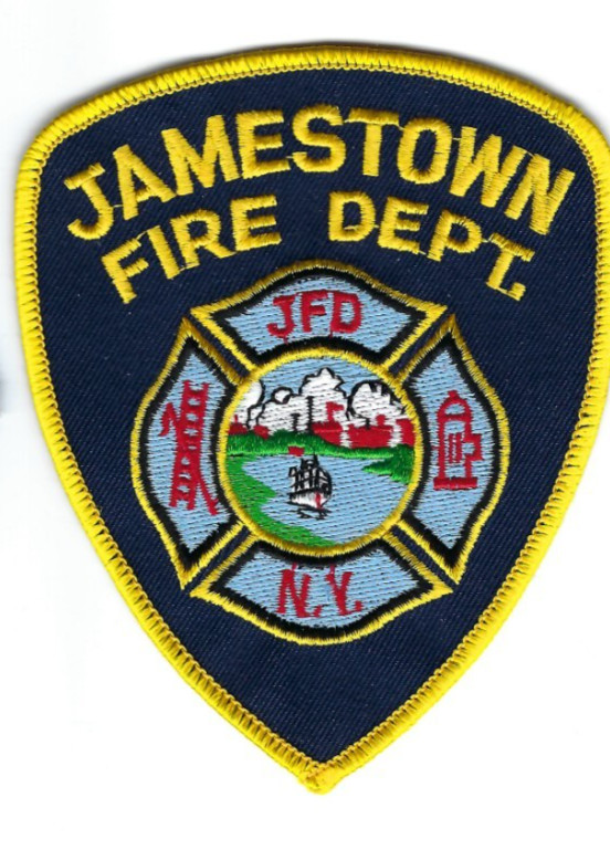 Jamestown (Chautauqua County) NY New York Fire Dept. JFD patch - NEW!