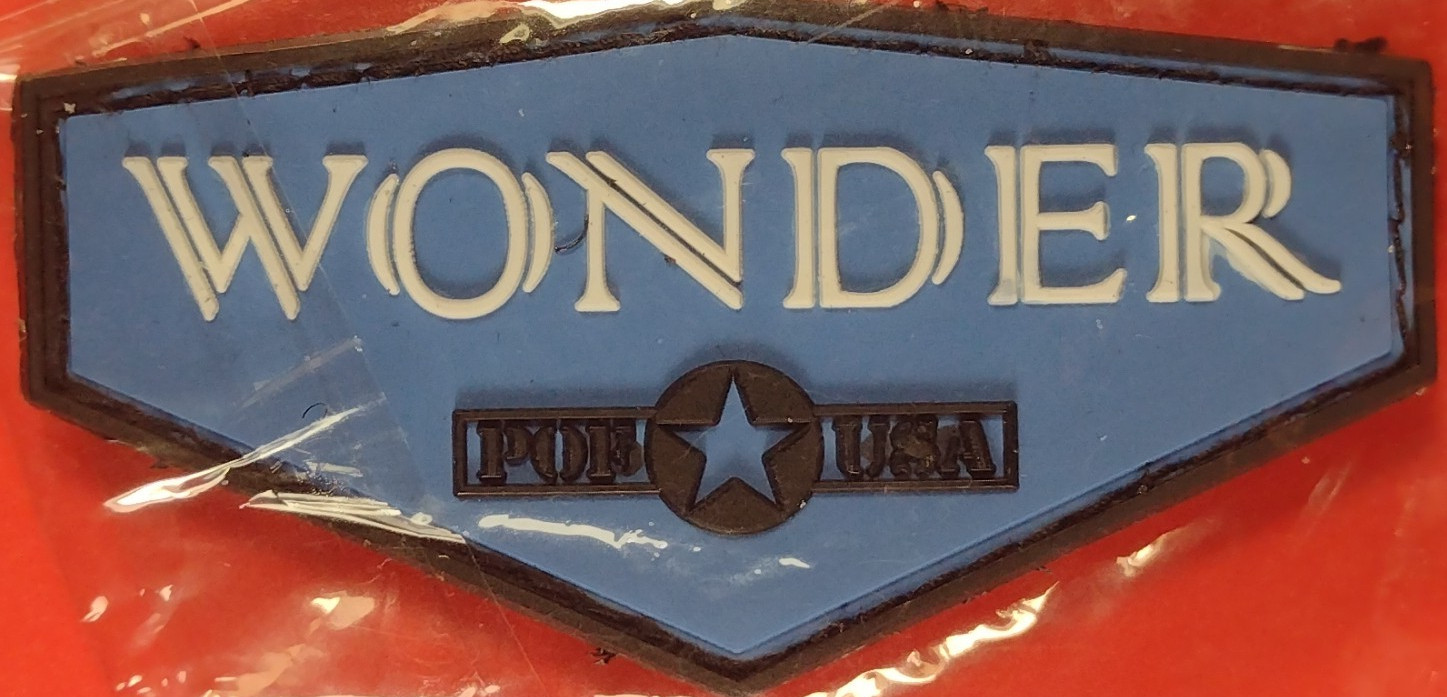 WONDER POF USA  Tactical RIFLES SHOT-SHOW Morale Patch PVC H&L NOS NIP 2A