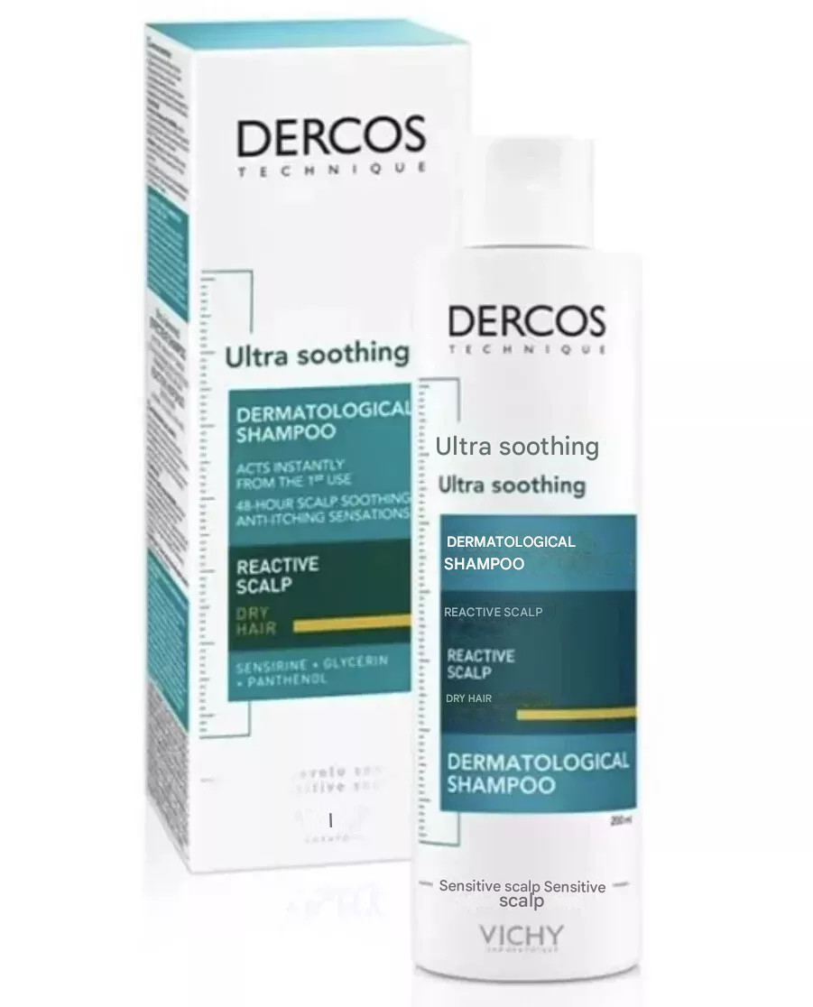 Vichy Dercos Ultra Soothing Shampoo for Dry Hair 200ml