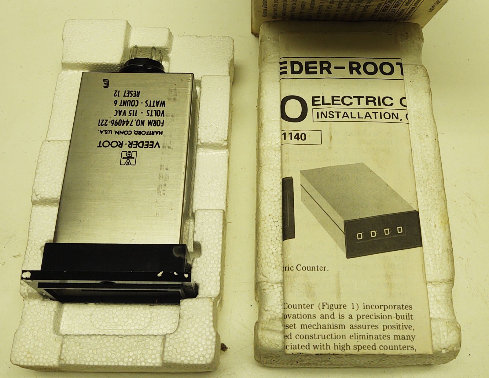 DANAHER CONTROLS 744096-221 / 744096221 (NEW) VEEDER ROOT COUNTER 6 DIGIT 115VAC