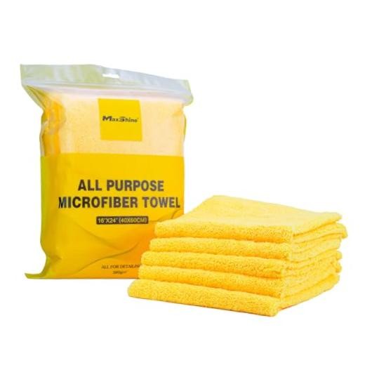 16" x 24" Universal 5-Piece Professional Edgeless Microfiber Towel Set –