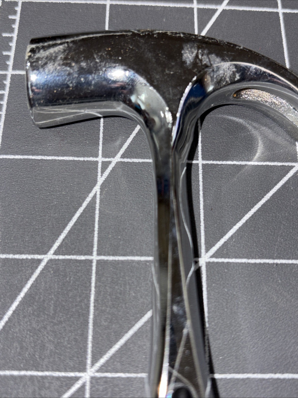 Vintage Chrome Hammer Germany- 7” Long