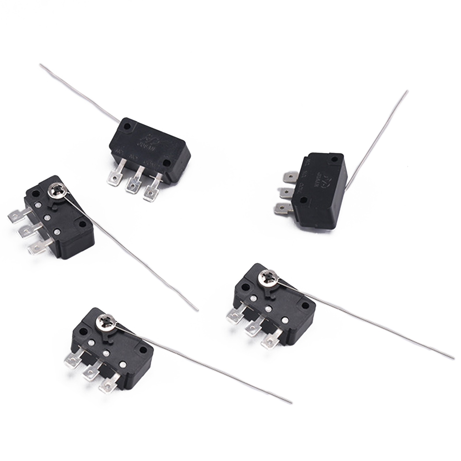 5Pack 4.8mm Long Hinge Microswitch Arcade Change-Coin Acceptor Micro Switch C