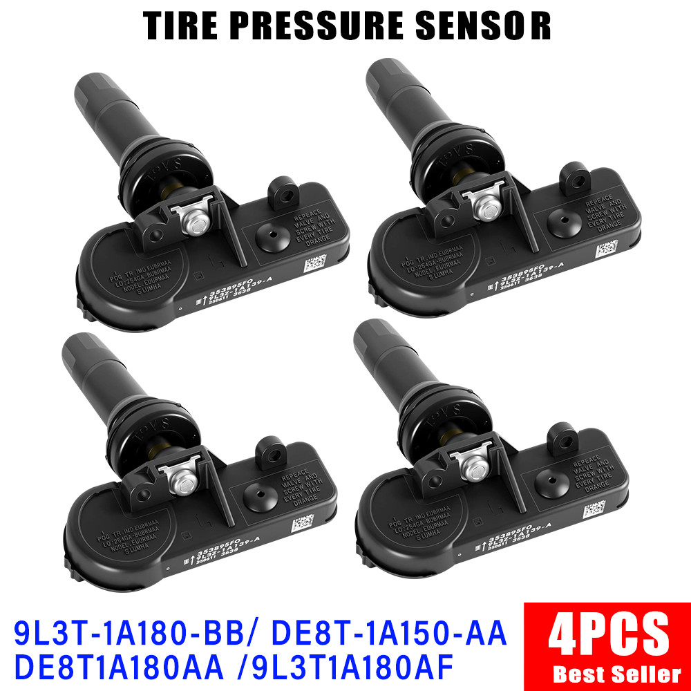 4X For 2010-2016 Ford E-150 TPMS Tire Pressure Sensors DE8T1A180AA /9L3T1A180AF