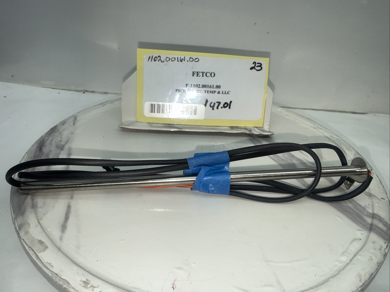 (NEW) Fetco 8” Temp Probe Assembly + LLC, Part # 1102.00161.00