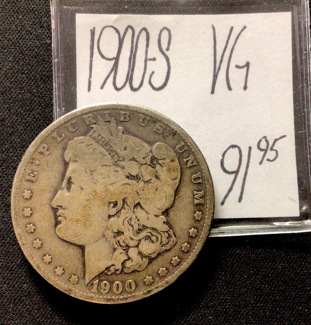 1900 S Morgan Silver Dollar VG! ENN Coins